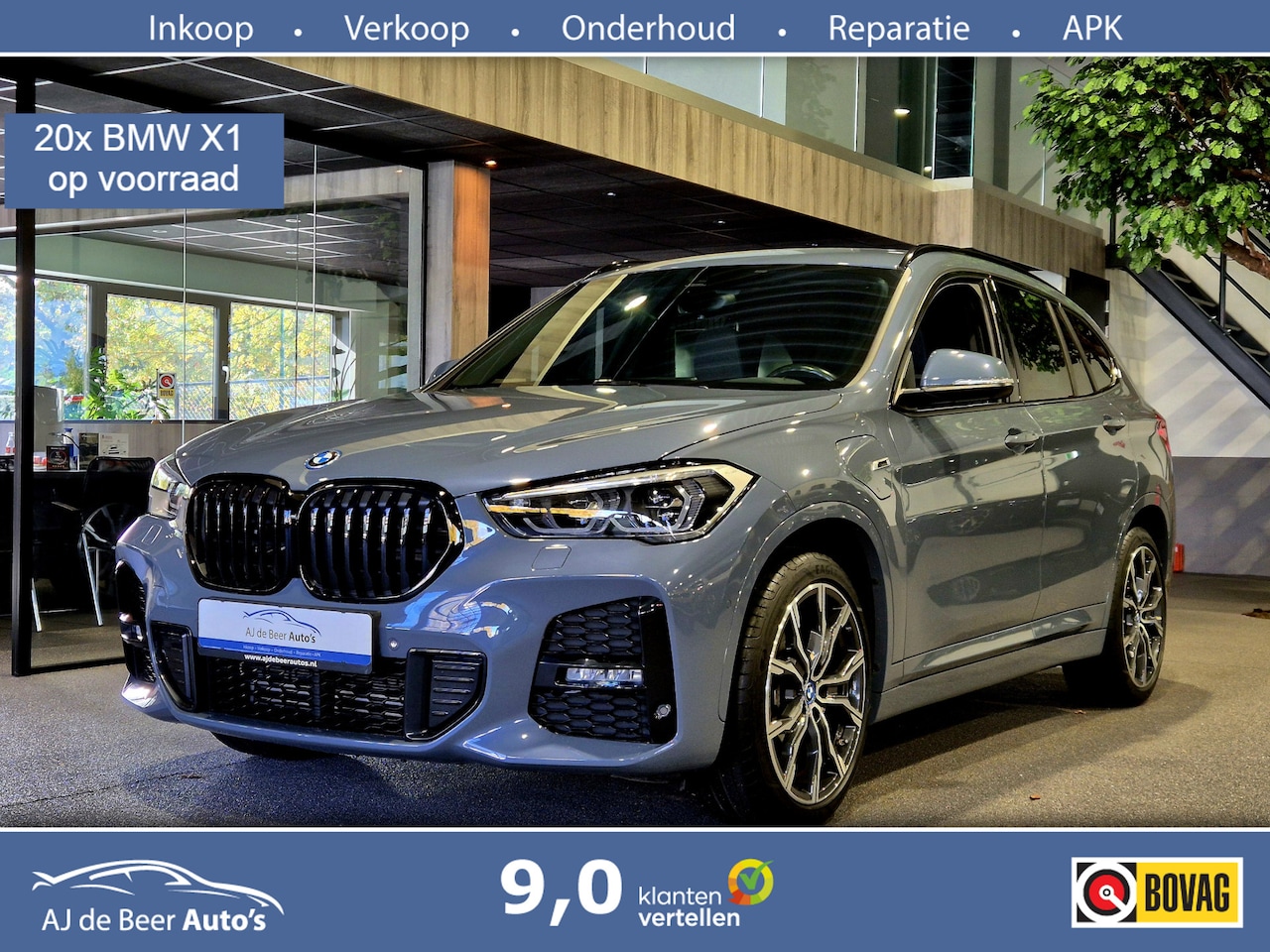 BMW X1 - xDrive25e High Executive M-Sport | Camera | Harman Kardon | 19" | HUD | Stormbay Metallic - AutoWereld.nl