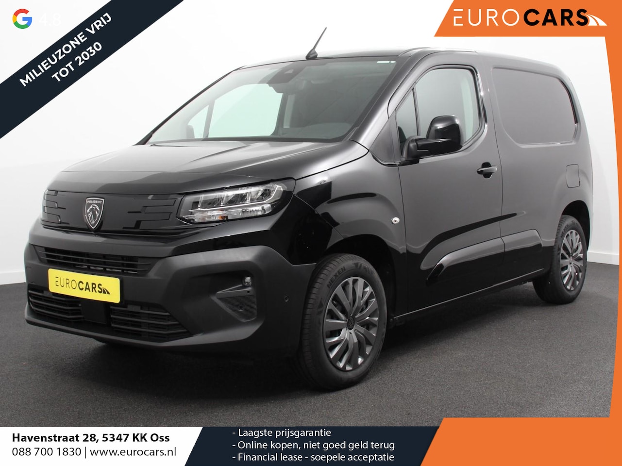 Peugeot Partner - 1.5 BlueHDi 130 EAT8 S&S L2 Navigatie Apple Carplay / Android Auto DAB trekhaak Cruise Con - AutoWereld.nl