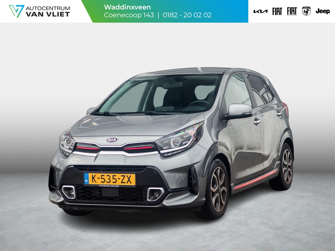 Kia Picanto - 1.0 DPi GT-Line l Leder | Cruise | Climate l Navigatie l Achteruitrijcamera l - AutoWereld.nl