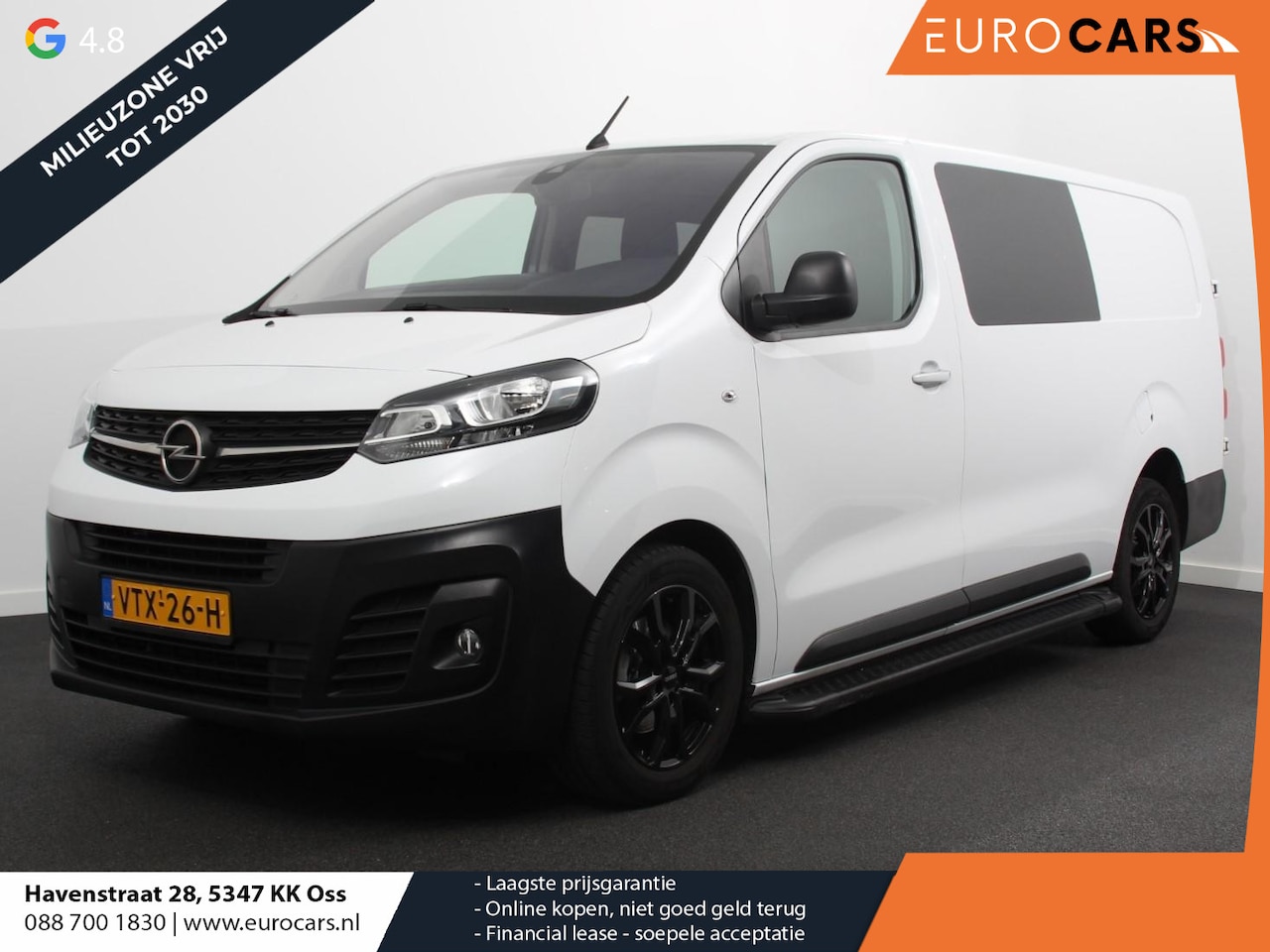 Opel Vivaro - 145pk L3H1 Dubbele Cabine Sport Edition Navigatie Climate Control Trekhaak Trekhaak Parkee - AutoWereld.nl