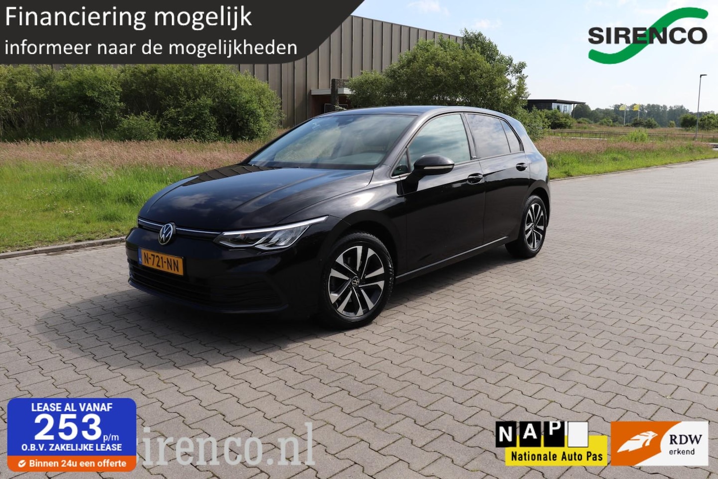 Volkswagen Golf - 8 1.5 eTSI VIII 150 PK united stuur&stoelverwarming led sfeerverlichting grote navi virtua - AutoWereld.nl