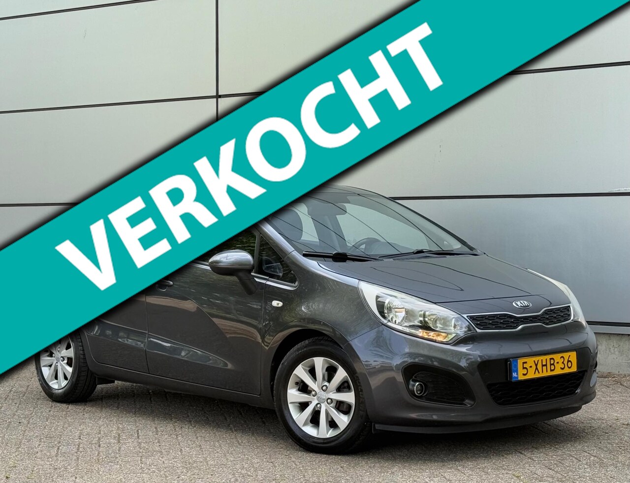 Kia Rio - 1.2 CVVT BusinessLine Airco |Cruise |Stuurbed |Lmv |Nederlandse Auto |Boekjes - AutoWereld.nl