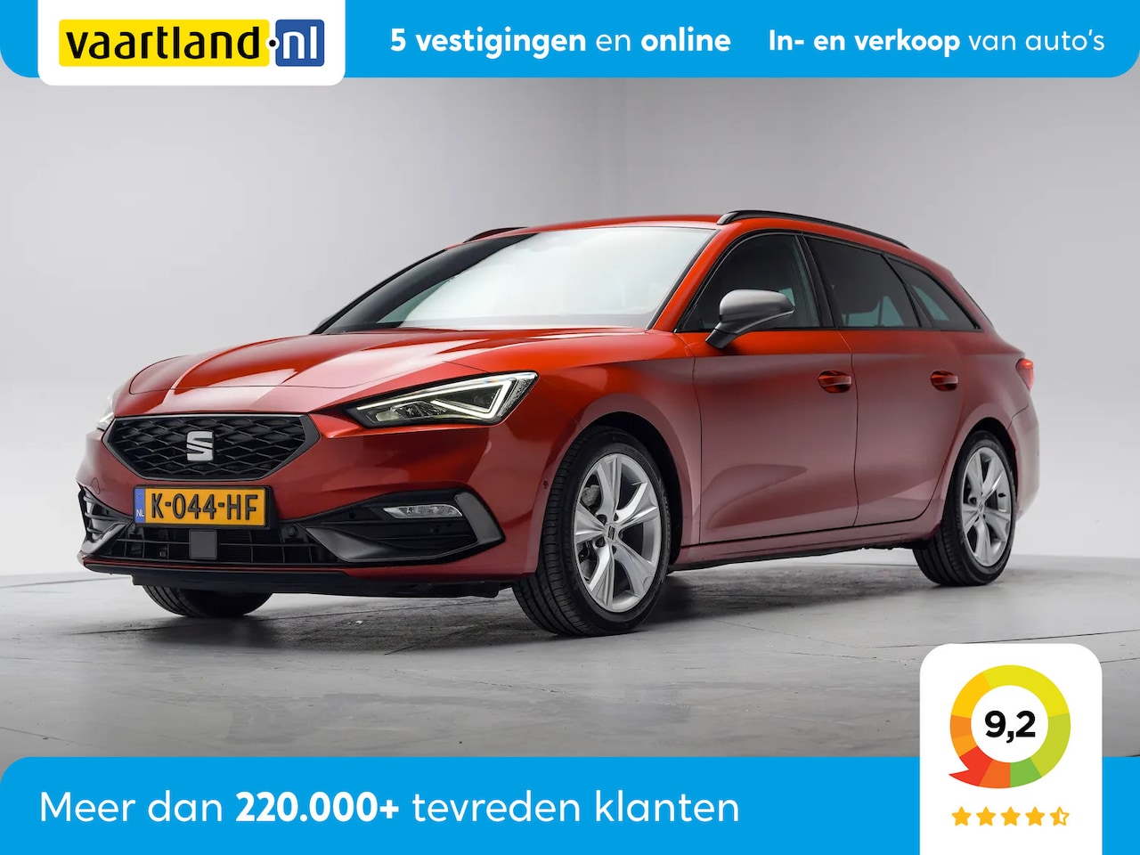 SEAT Leon - 1.5 eTSI FR Launch Edition Aut. [ Virtual Adapt.cruise Camera Trekhaak ] - AutoWereld.nl