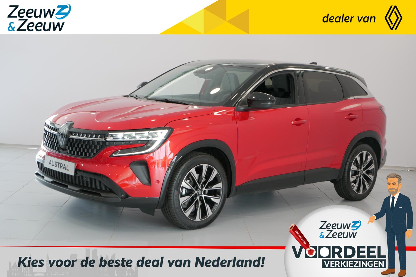 Renault Austral - 1.2 E-Tech full hybrid 200 techno Renault Austral 1.2 E-Tech Hybrid 200 Techno Uit voorraa - AutoWereld.nl