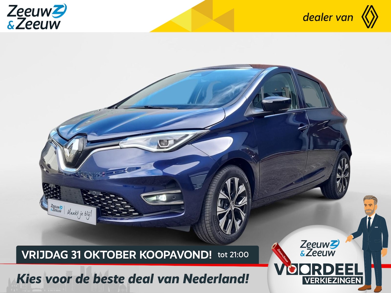Renault Zoe - R135 Evolution 52 kWh - AutoWereld.nl