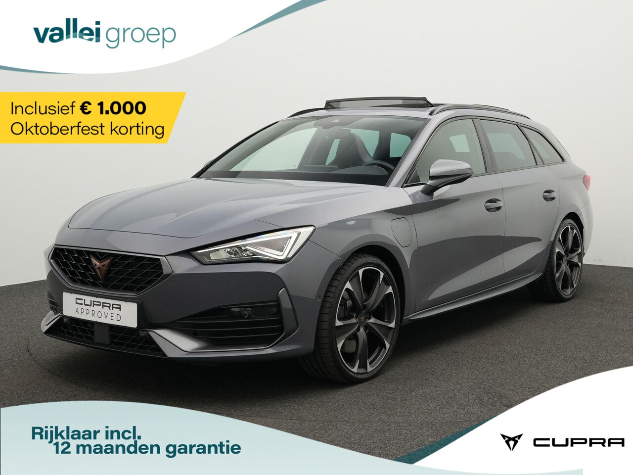 CUPRA Leon Sportstourer - 1.4 245 pk DSG e-Hybrid VZ Performance | Panoramadak | Leder | Geheugenstoel | Supersport - AutoWereld.nl