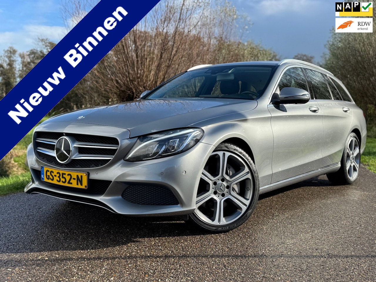 Mercedes-Benz C-klasse Estate - 350 e Lease Edition / Automaat / Burmeister / Stoelverwarming / Navigatie / Camera / Head - AutoWereld.nl