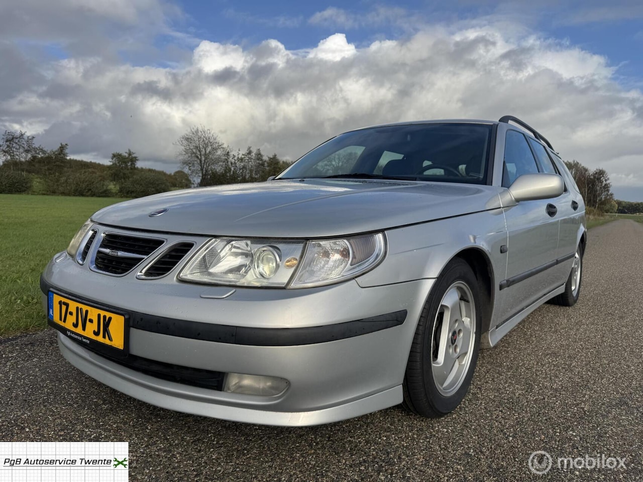 Saab 9-5 Estate - 2.3 Turbo Aero aut zilver nw apk - AutoWereld.nl