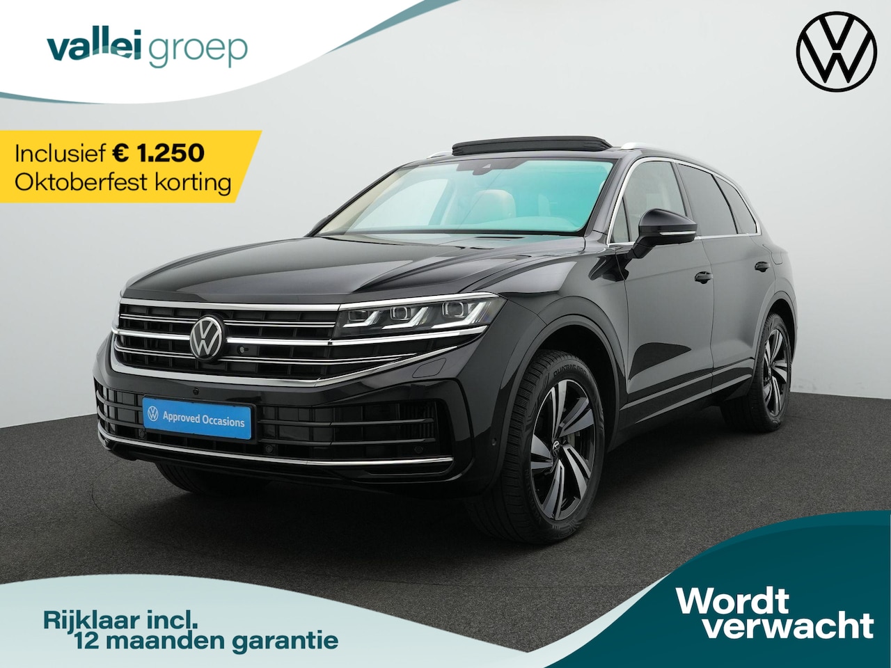 Volkswagen Touareg - 3.0 TSi 381 pk tiptronic eHybrid 4MOTION Elegance | Panoramadak | Trekhaak | Nachtzicht | - AutoWereld.nl