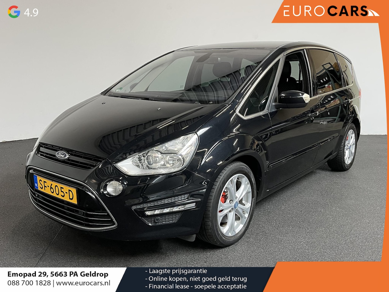Ford S-Max - 2.0 TDCi Platinum 7PERSOONS 140PK Automaat Navigatie Cruise Control Trekhaak HANDEL/EXPORT - AutoWereld.nl