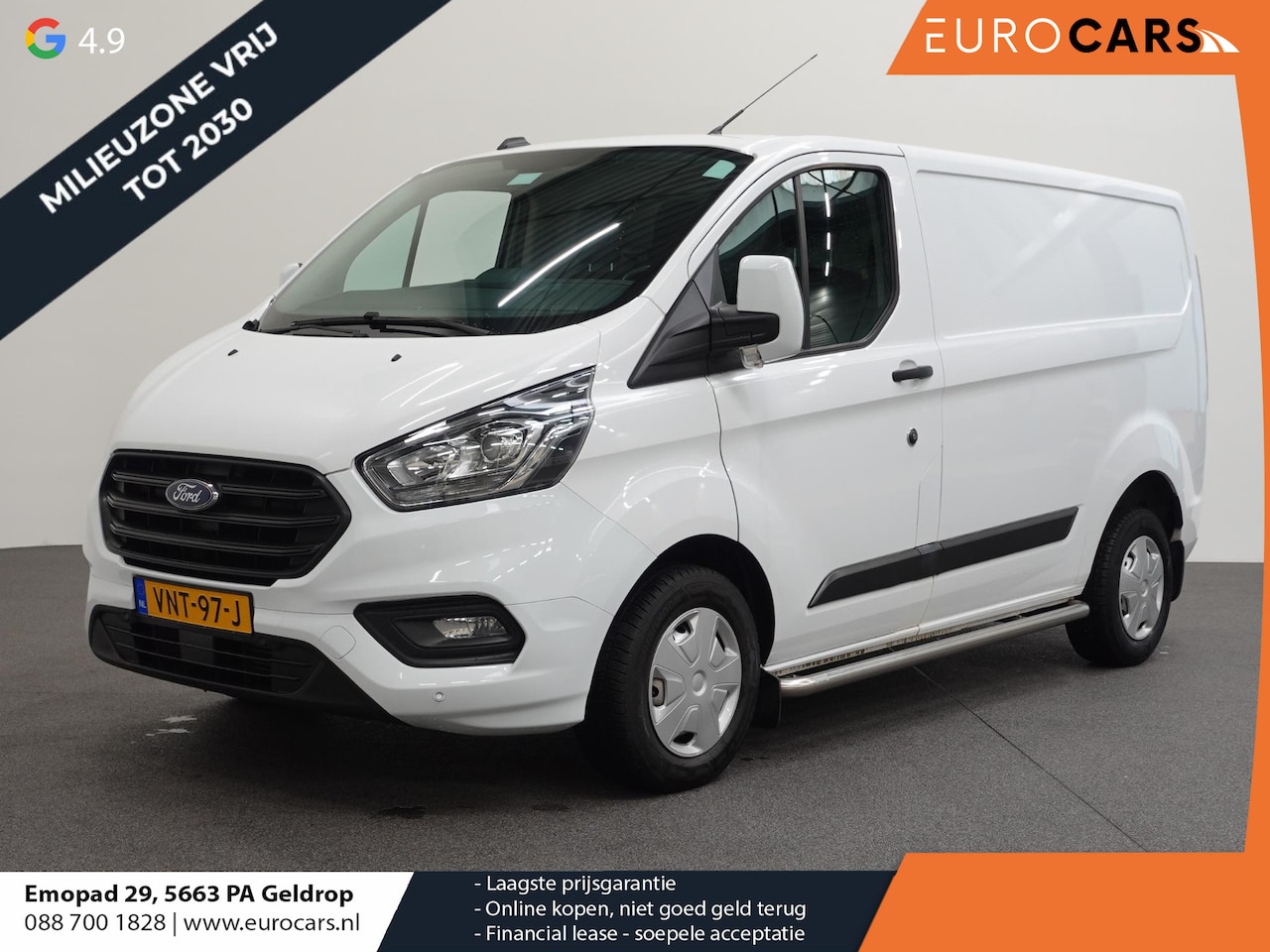 Ford Transit Custom - 105pk L1H1 Trend Airco Cruise control LED Parkeersensoren Euro6 - AutoWereld.nl