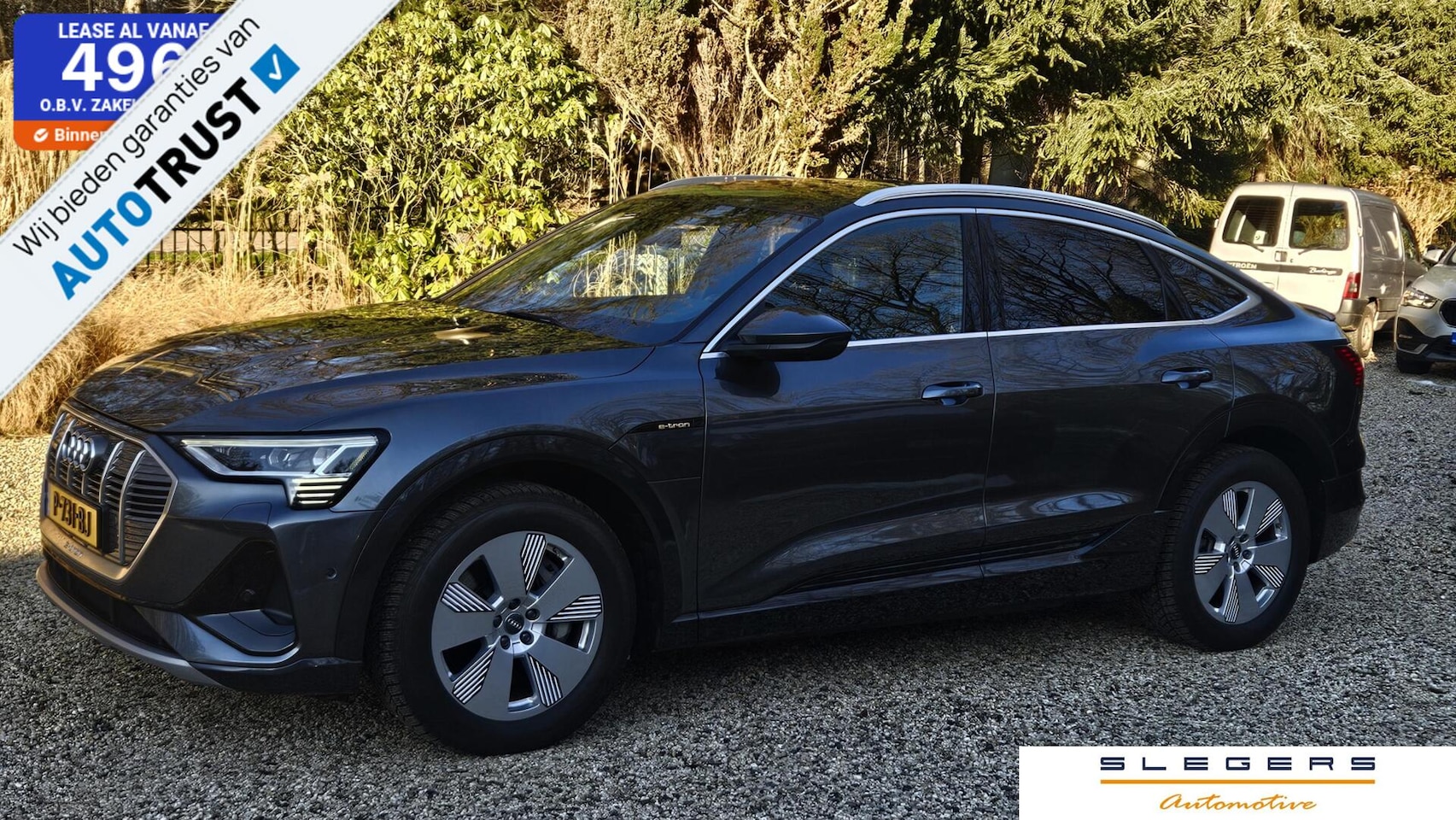 Audi e-tron Sportback - 55 quattro Business edition 95 kWh Met zomer 21 inch en Wintervelgen 19 inch - AutoWereld.nl