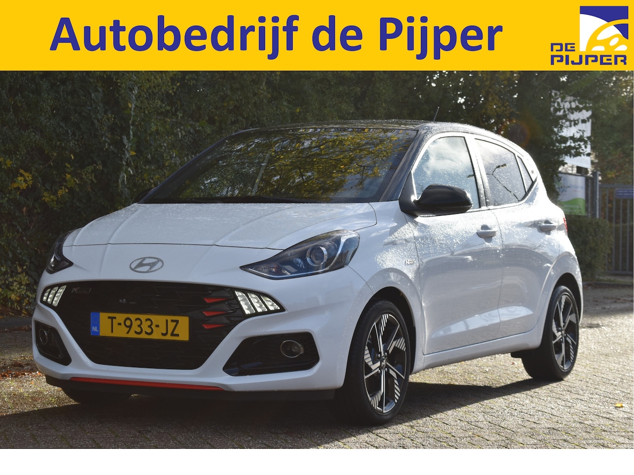 Hyundai i10 - 1.0 Turbo T-GDI 100 pk N Line 5-zits Two Tone | NL-Auto | Camera | Carplay | Nav | Stoel- - AutoWereld.nl
