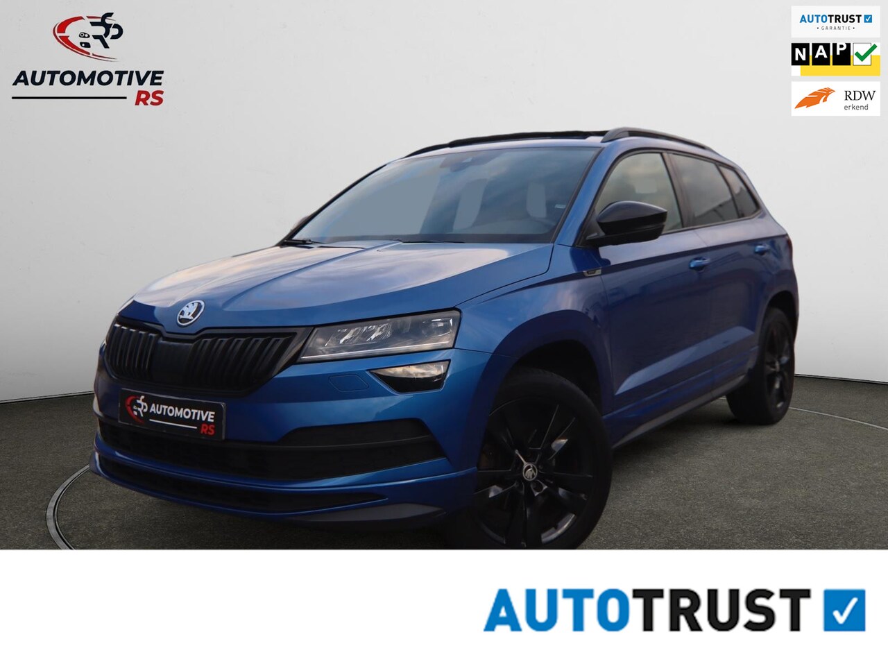 Skoda Karoq - 1.5 TSI ACT Sportline Business|Pano Trekhaak Dealer OH Sportstoelen App Connect ACC Canton - AutoWereld.nl