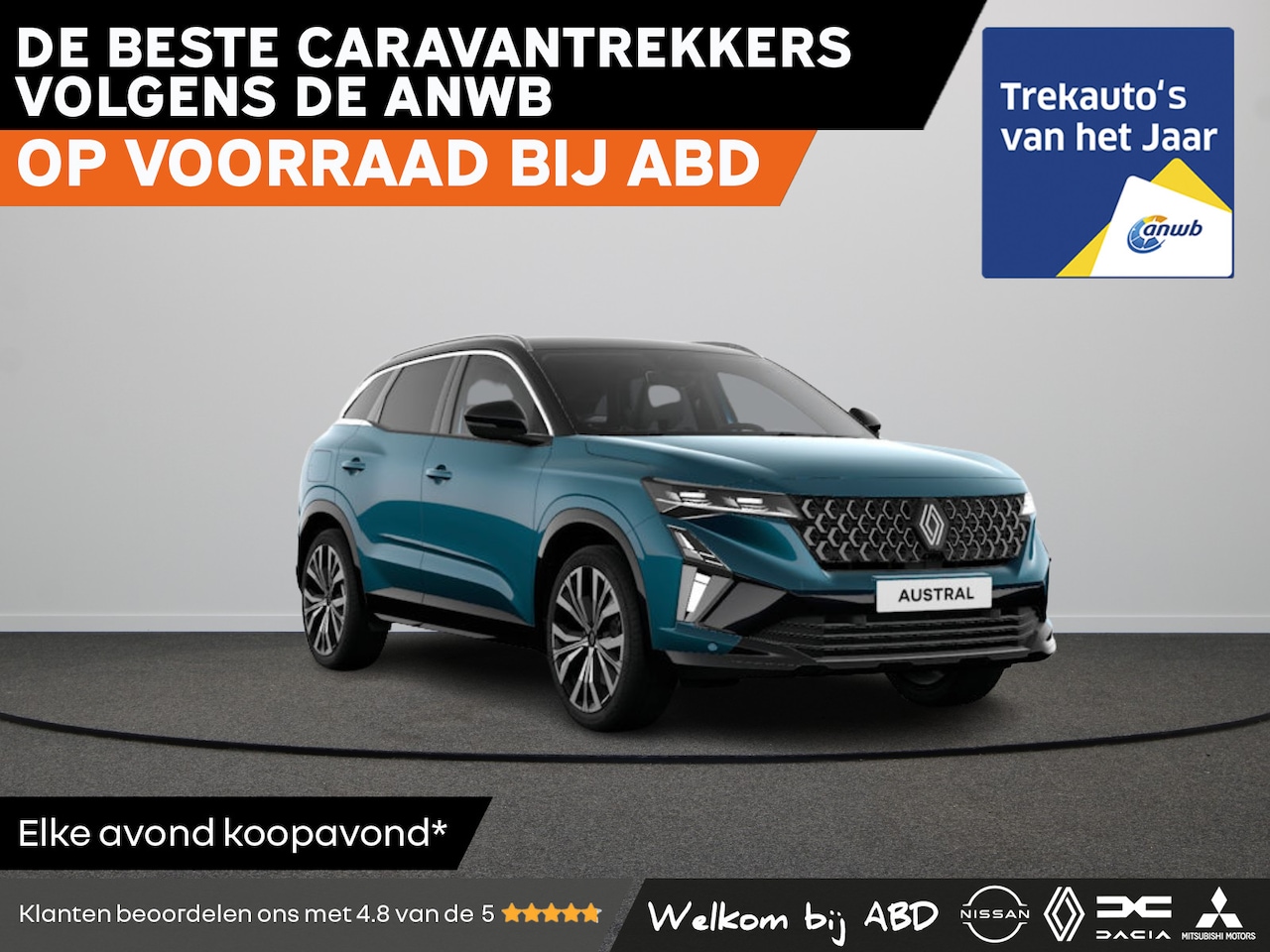 Renault Austral - Techno Hybrid 200 | Achteruitrijcamera | Adaptive Cruise Control | Blind Spot Warning - AutoWereld.nl