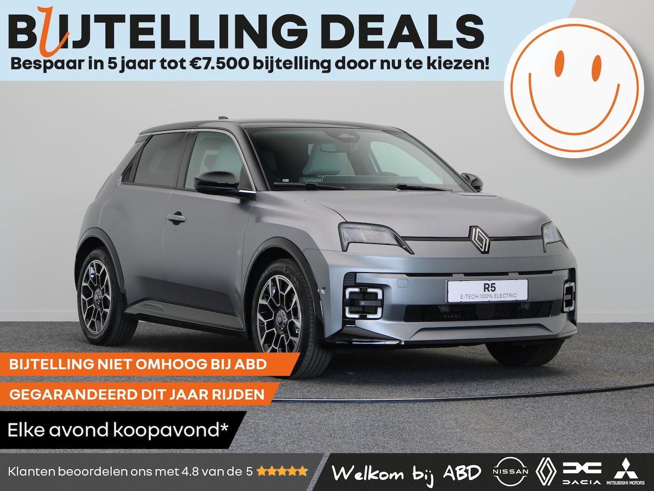 Renault 5 - Roland-Garros Comfort range | Achteruitrijcamera | Elektrisch verwarmbare voorstoelen | IS - AutoWereld.nl