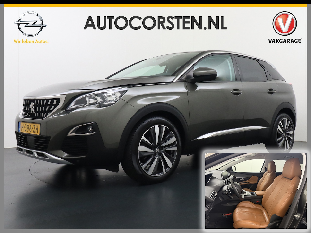 Peugeot 3008 - T131PK Automaat Leder Apple Carplay Android Auto 360°Camera Navi Ecc Cruise Control Pdc DA - AutoWereld.nl