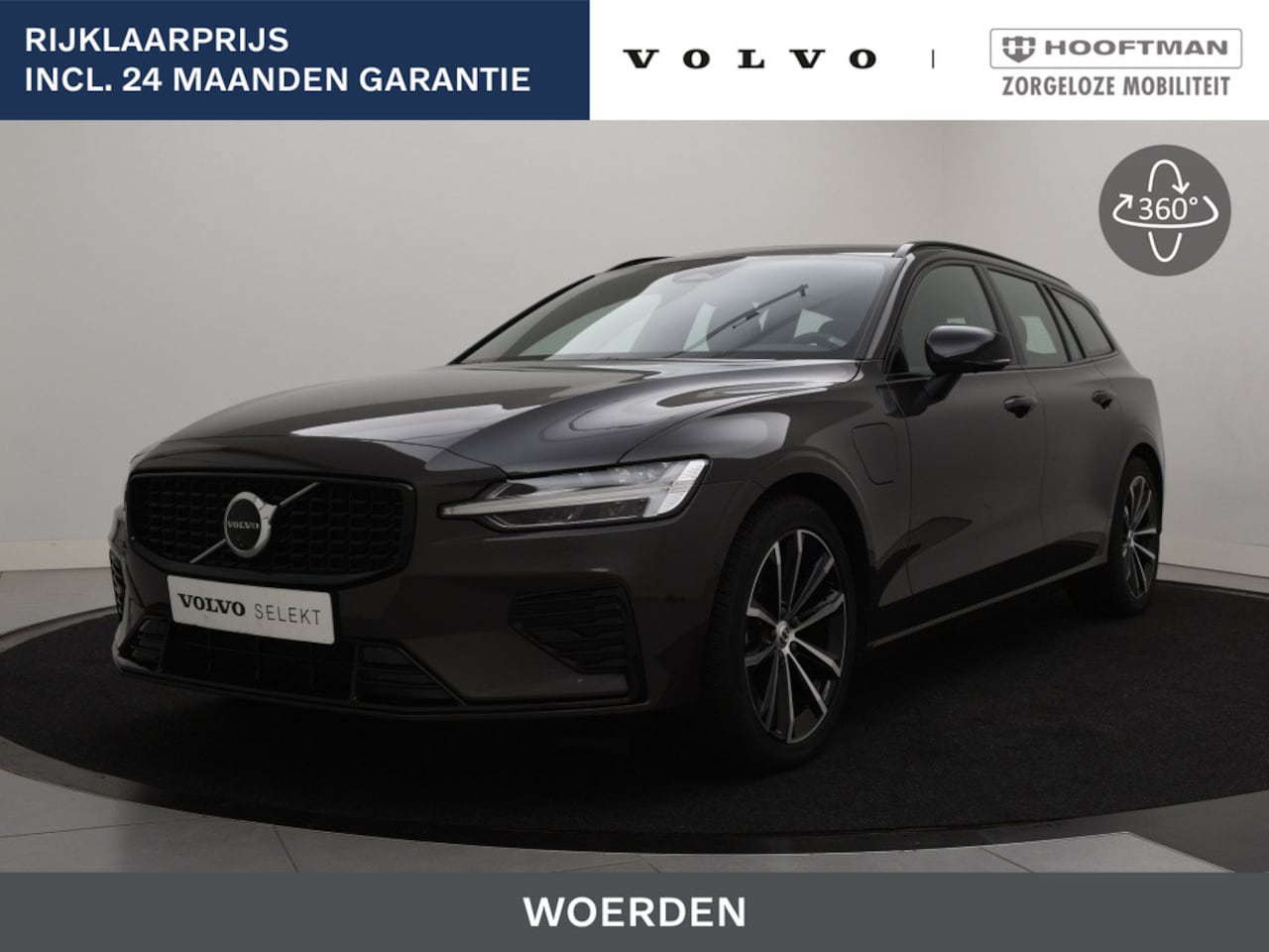 Volvo V60 - T6 PLUG-IN HYBRID LONG RANGE PLUS DARK SCHUIFDAK 360GR CAM TREKH - AutoWereld.nl