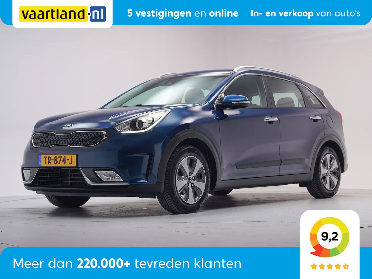 Kia Niro - 1.6 HYBRID DynamicLine Aut. [ Navi Apple Carplay/Android Auto Camera ] - AutoWereld.nl