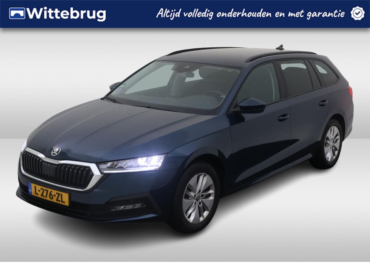 Skoda Octavia Combi - 1.0 TSI Business Edition / WEGKLAPBARE TREKHAAK/ PARK. SENSOREN/ NAVI/ 16" LMV - AutoWereld.nl