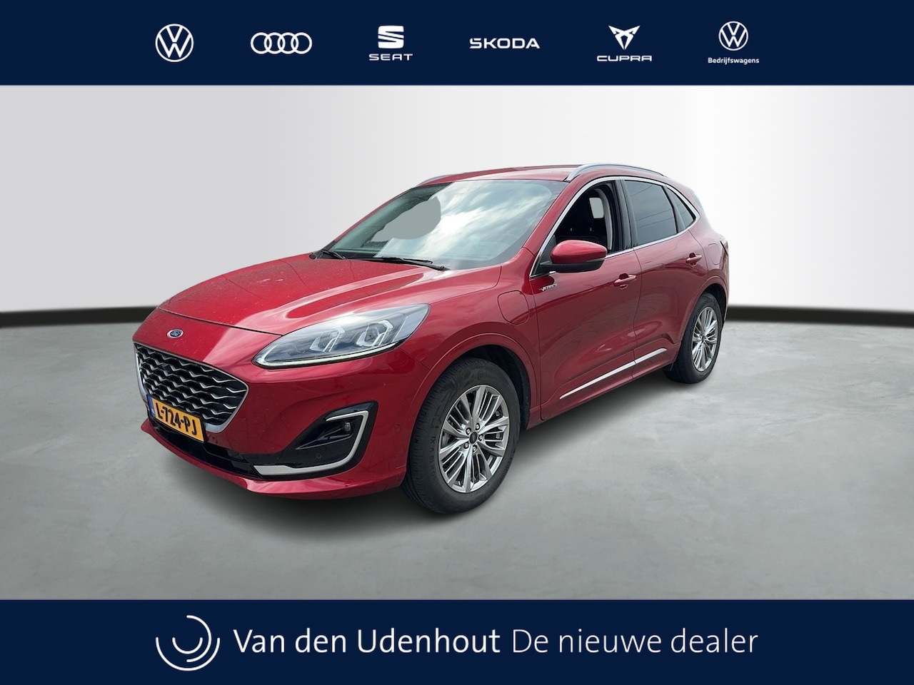 Ford Kuga - 2.5 PHEV 225pk Vignale / Navigatie / Head-up Display / Stoelverwarming / Camera / Trekhaak - AutoWereld.nl