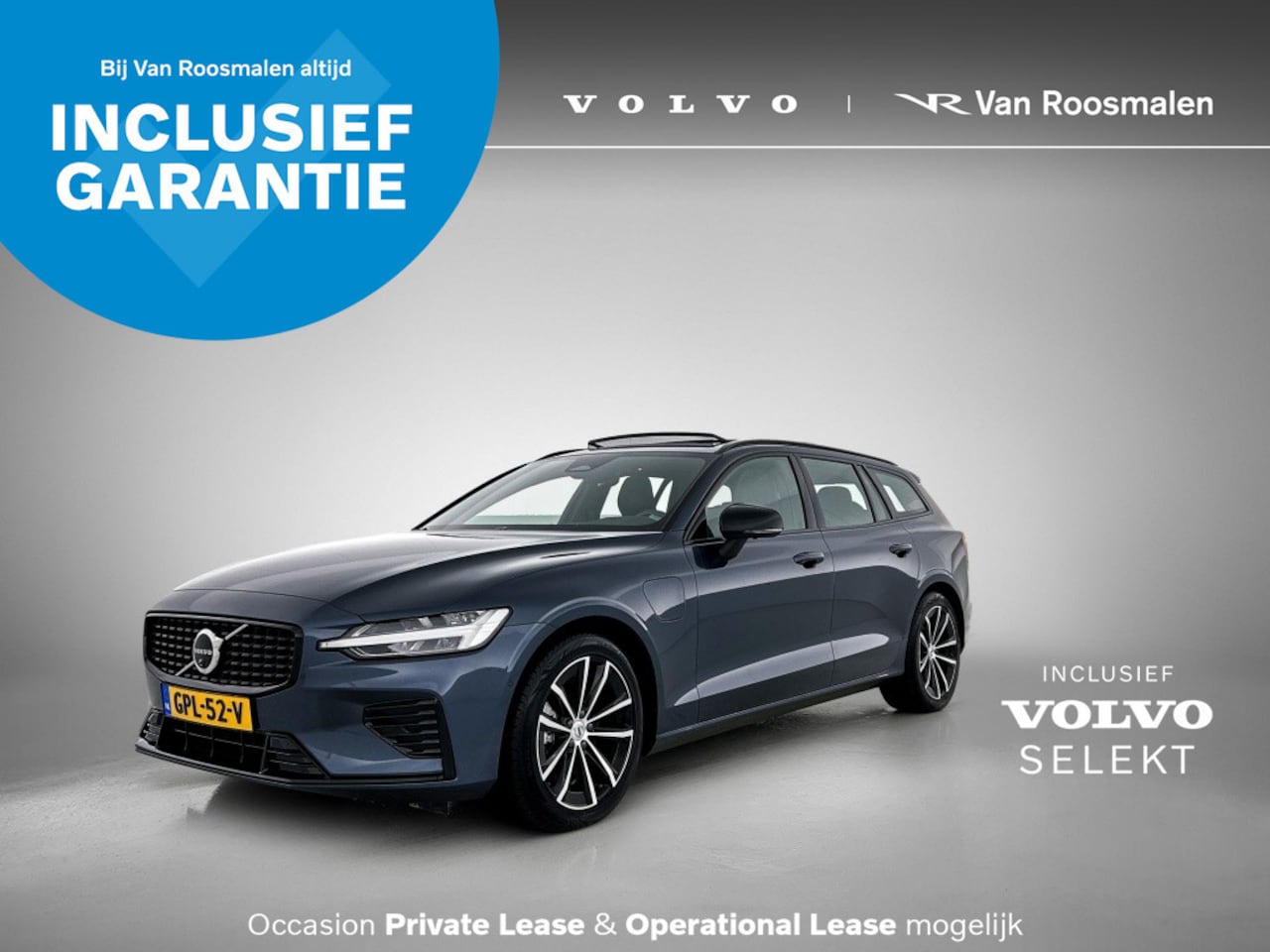Volvo V60 - 2.0 T6 AWD Plus Dark | Panorama dak | Trekhaak | Leder | BLIS | - AutoWereld.nl