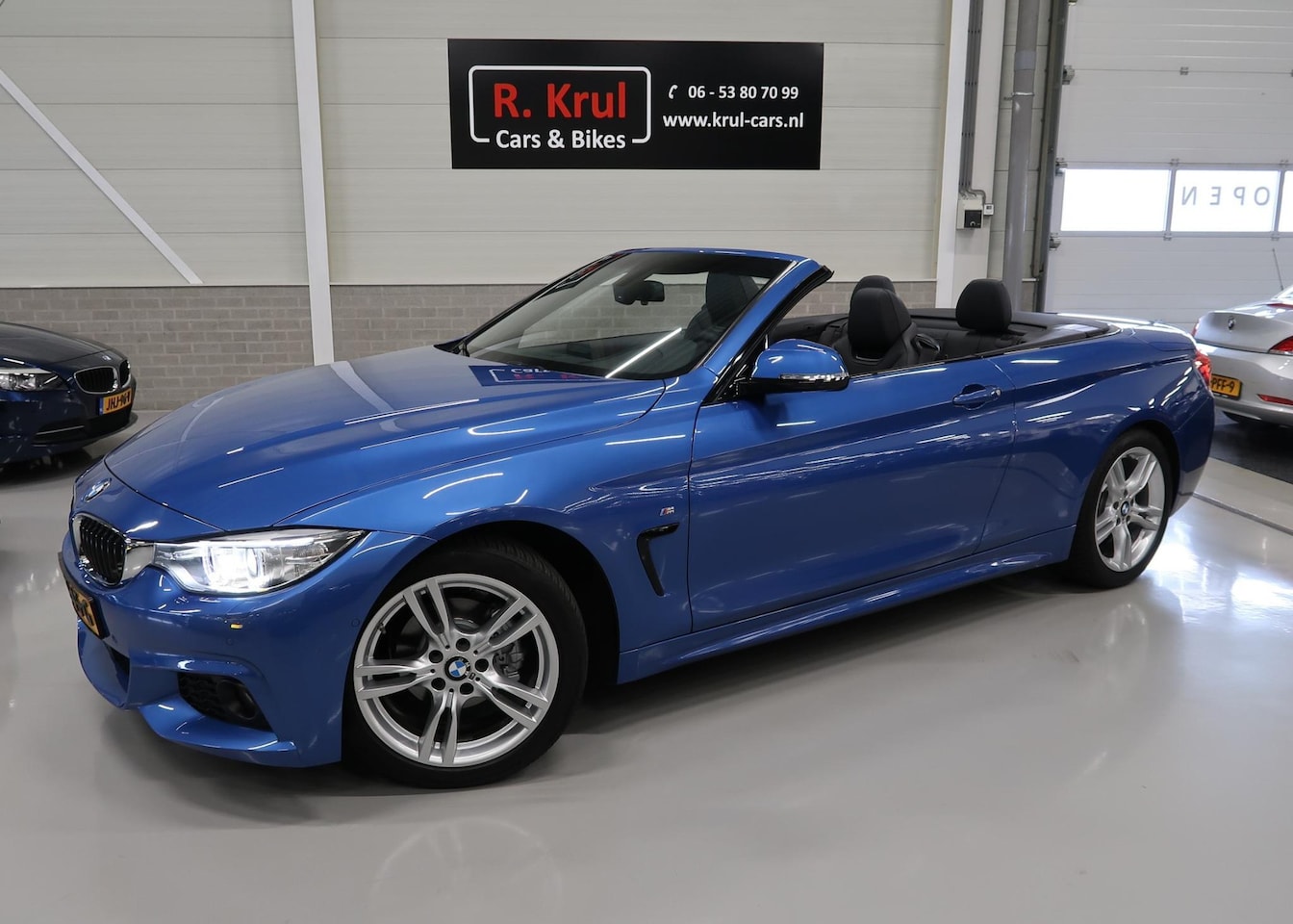 BMW 4-serie Cabrio - 420i M-Sport Nekverwarming Harman/Kardon Trekhaak afn. Camera Sportstoelen Leer Stoelverwa - AutoWereld.nl