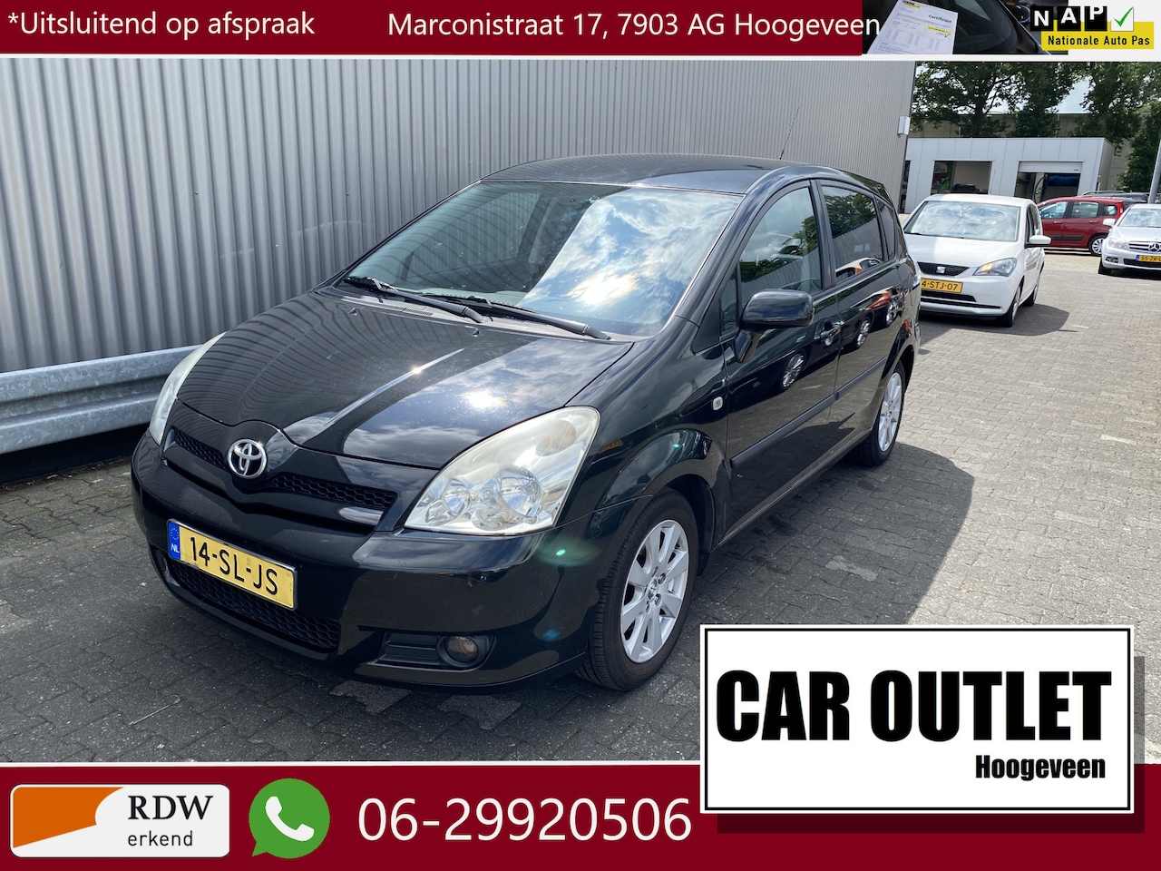 Toyota Verso - 1.8 VVT-i Sol Leer, Clima, CC, PDC, LM, Trekh, nw. APK – Inruil Mogelijk – - AutoWereld.nl