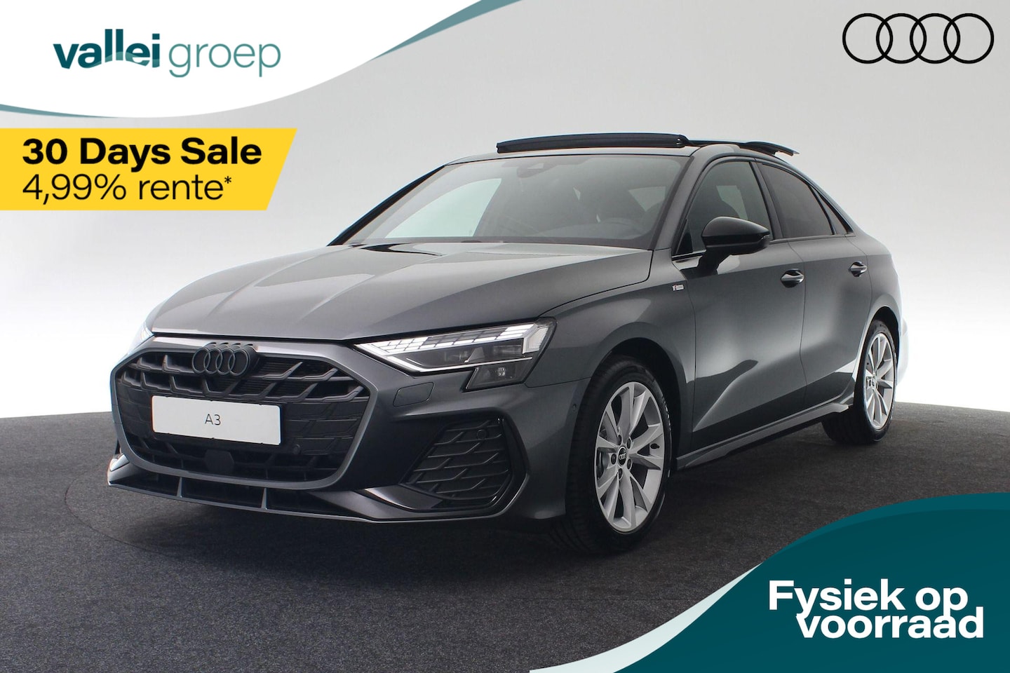 Audi A3 Limousine - S edition 35 TFSI 150 pk Panoramadak | Sonos Premium 3d | Lichtpakket Pro Ambient Light - AutoWereld.nl
