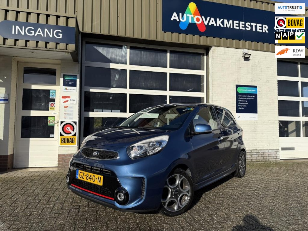 Kia Picanto - 1.2 CVVT SportsLine|NAP|Cruise Control|Clima| - AutoWereld.nl