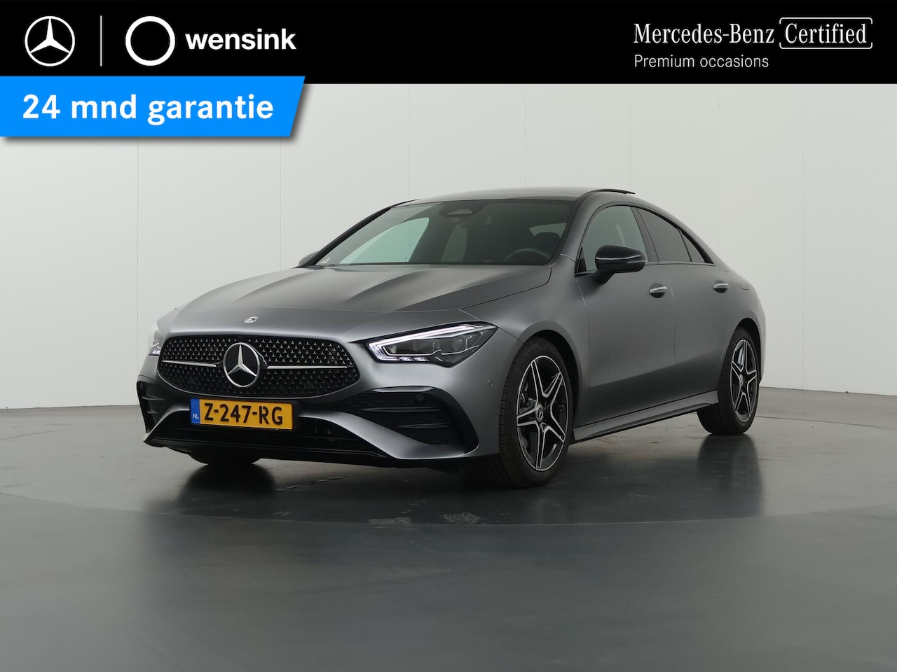 Mercedes-Benz CLA-Klasse - 180 AMG Line | Panorama Schuifdak | Night | Magno matte lak | Dodehoek assistent | Augment - AutoWereld.nl