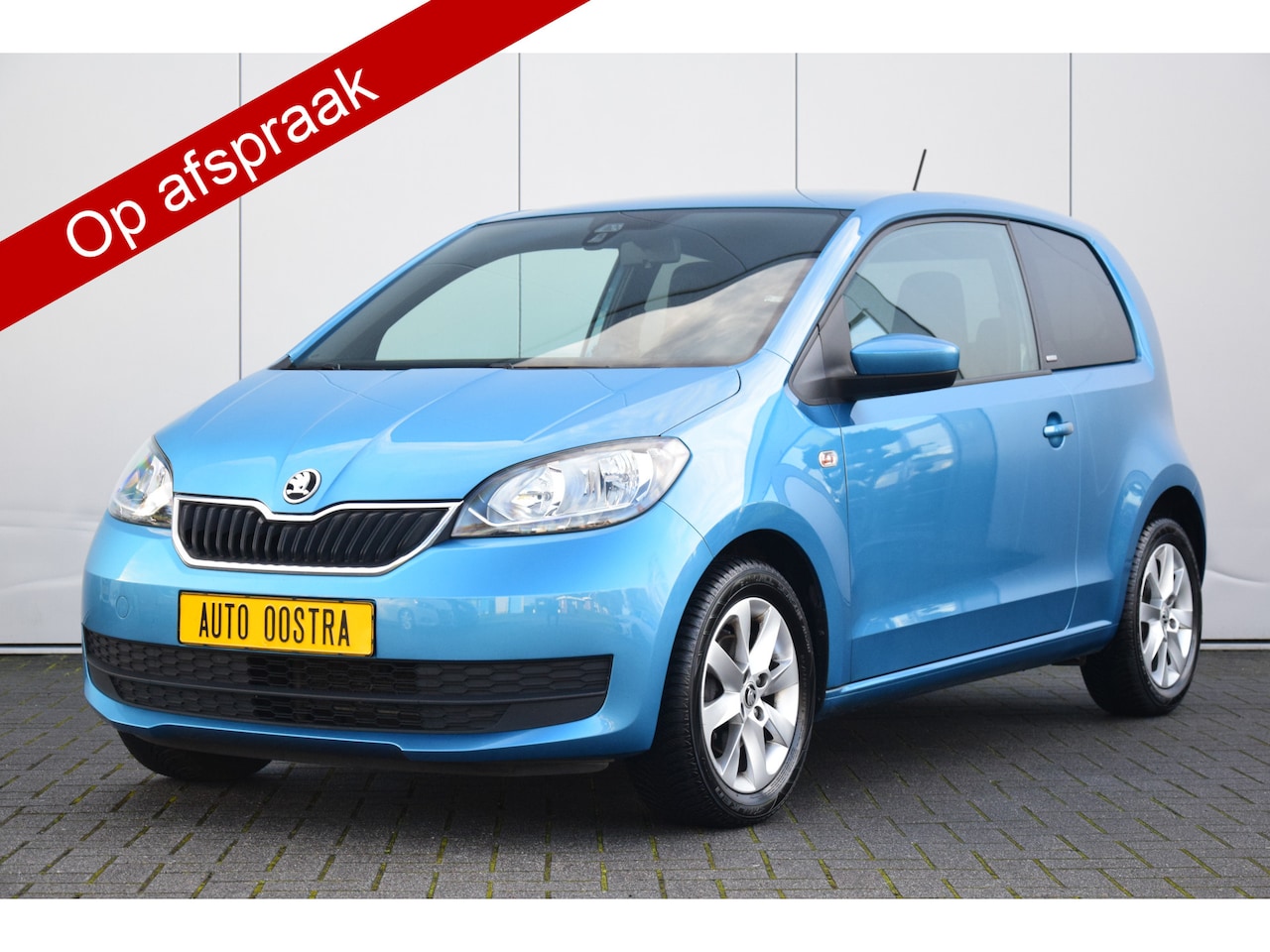 Skoda Citigo - 1.0 Greentech Clever Stoelverwarming Priv/Glass Airco Cruise - AutoWereld.nl
