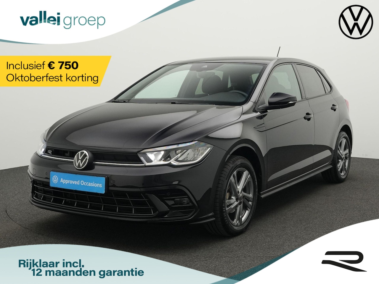 Volkswagen Polo - 1.0 TSI 95 pk DSG R-Line | Achteruitrijcamera | Apple Car Play | Stoelverwarming | Adaptiv - AutoWereld.nl