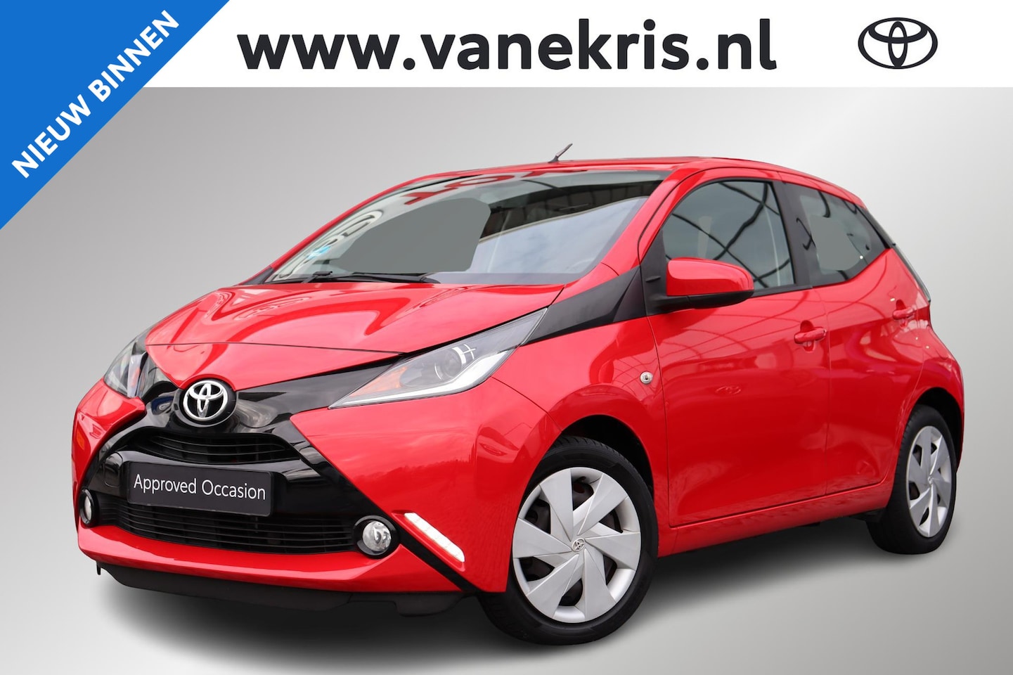 Toyota Aygo - 1.0 VVT-i x-nav 1.0 VVT-i x-nav, Achterruitrijcamera, Bluetooth, Airco - AutoWereld.nl