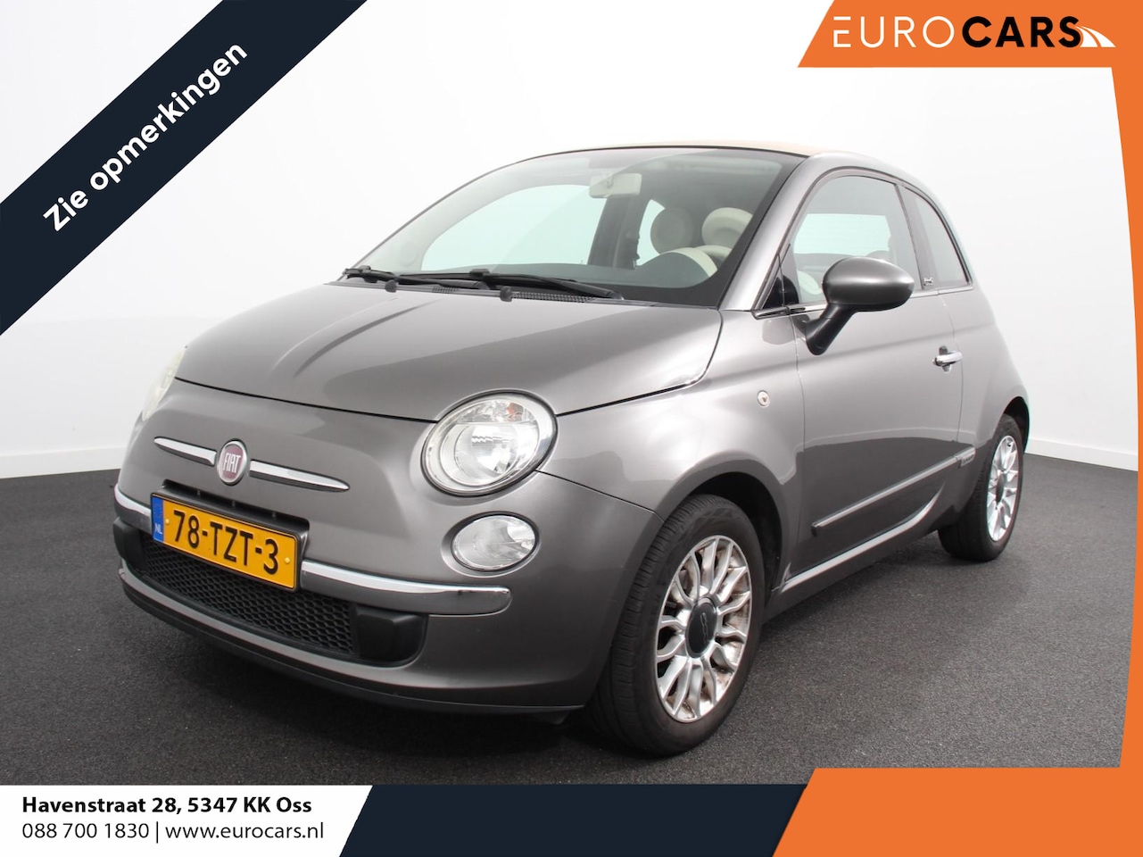 Fiat 500 C - 1.2 Lounge | Airco | Radio | Parkeersensor achter | Lichtmetalen velgen | Bluetooth - AutoWereld.nl