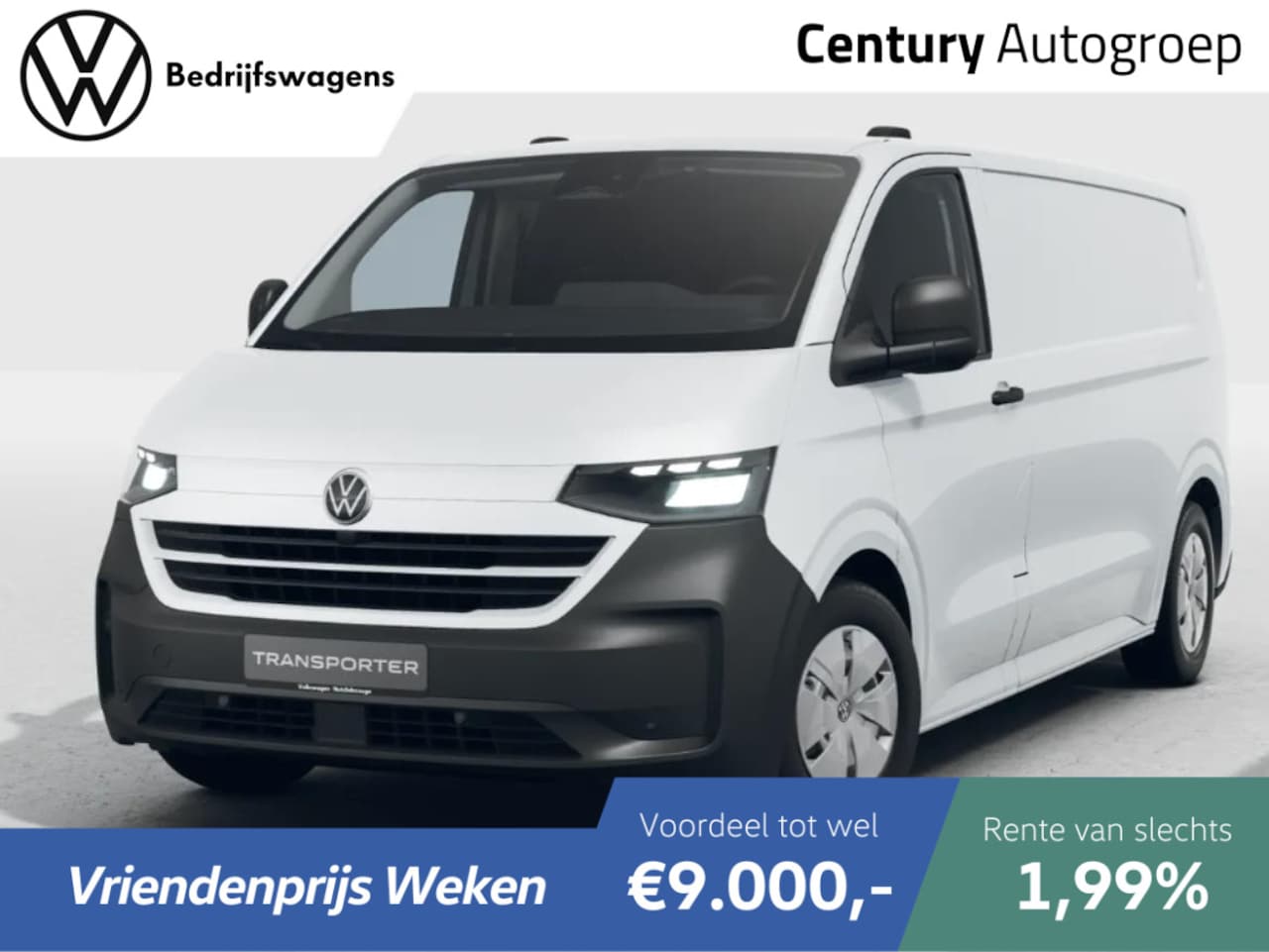 Volkswagen e-Transporter - Bedrijfswagens Bestelwagen Life Intro L2 elektromotor 100 kW (136 pk) 3500 mm - AutoWereld.nl