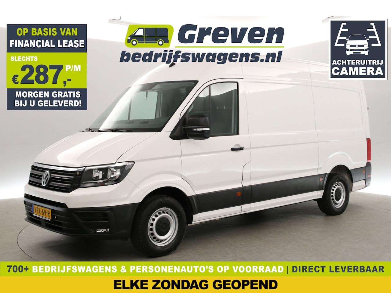 Volkswagen Crafter - 35 2.0 TDI L3H3 | 140PK | Airco | Camera | Cruise | 3-Ztis | Parkeersens. - AutoWereld.nl