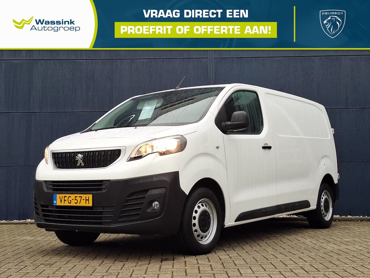 Peugeot Expert - 1.5 BlueHDi 100pk Airco | verhoogd laadvermogen I Trekhaak 5,9% Financial Lease - AutoWereld.nl