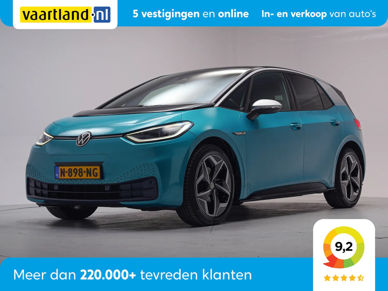 Volkswagen ID.3 - 58 kWh First Plus [ LED Navi Camera Stoelverwarming ] - AutoWereld.nl