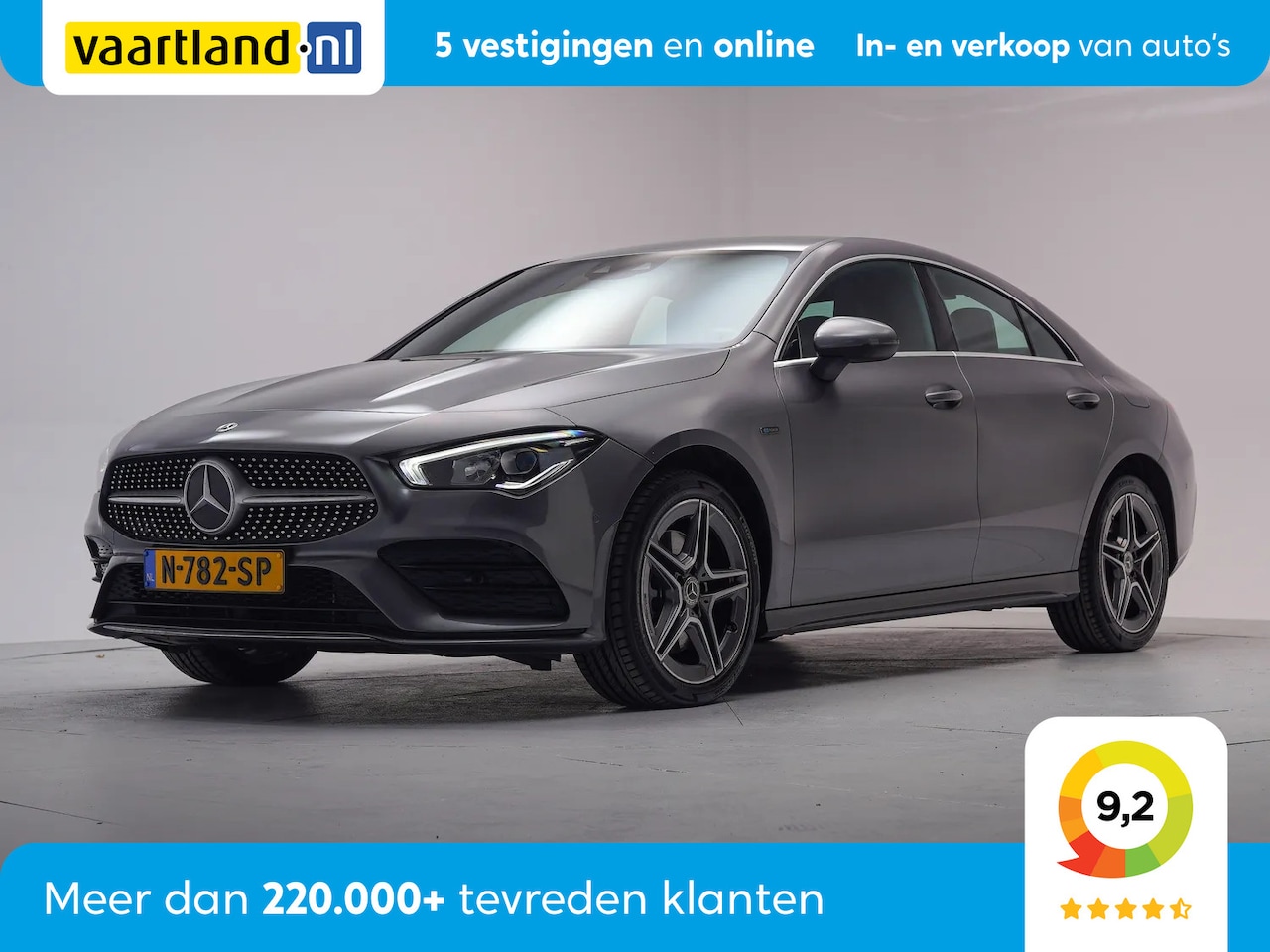 Mercedes-Benz CLA-Klasse - 250 e AMG Line Premium Plus Aut. [ LED Stoelverwarming Sfeerverlichting ] - AutoWereld.nl