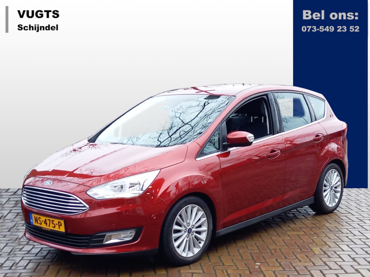 Ford C-Max - 1.5 EcoBoost 150-pk Titanium Automaat 1500 kg geremd aanhangwagen gewicht - AutoWereld.nl