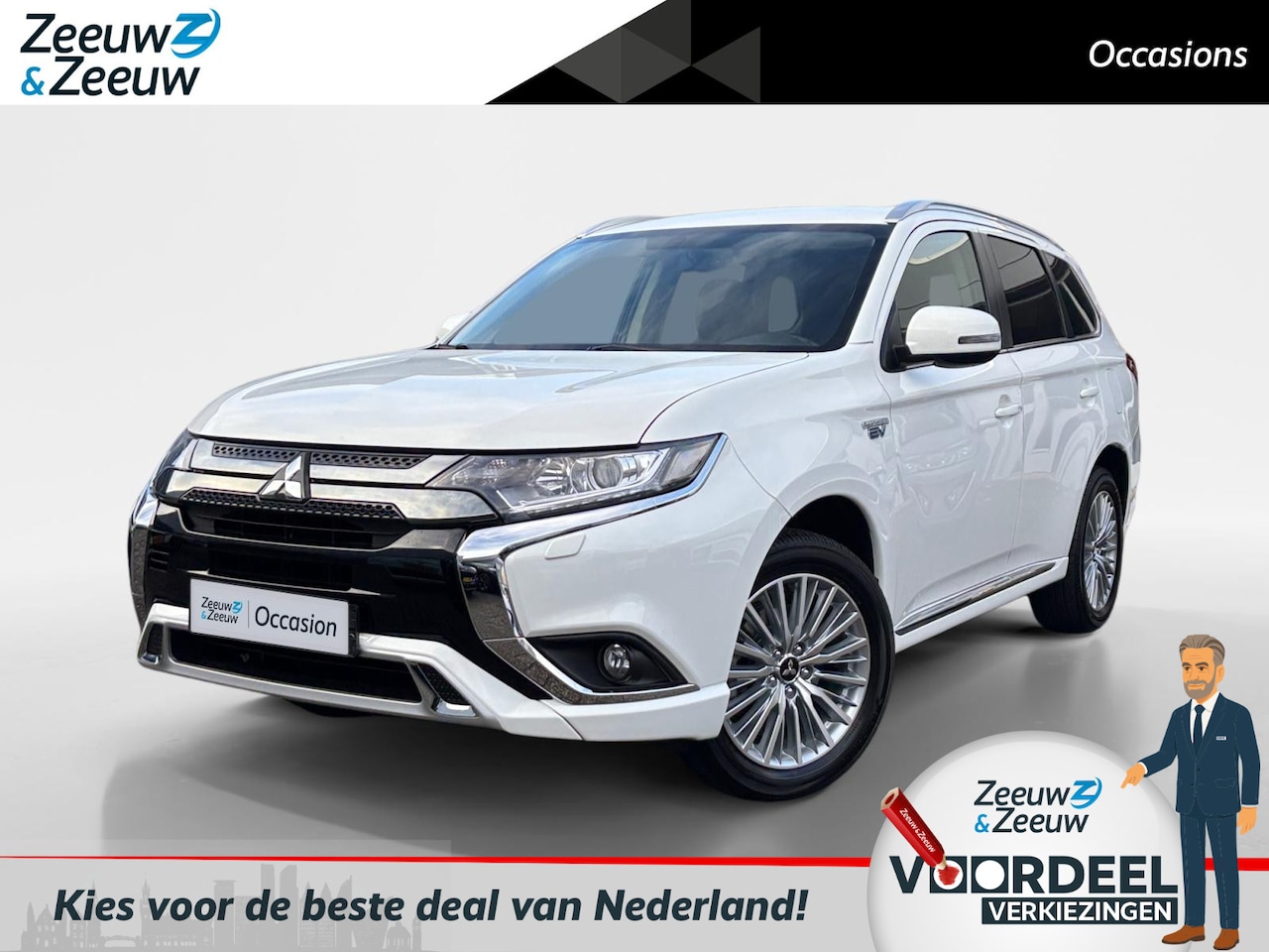 Mitsubishi Outlander - 2.4 PHEV Pure+ | Trekhaak | Dealer onderhouden | Achteruitrijcamera | Cruise Control | Cli - AutoWereld.nl