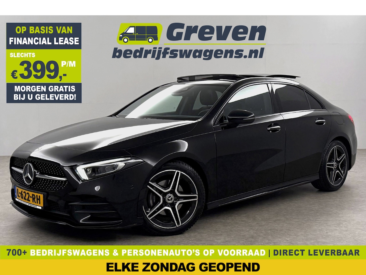 Mercedes-Benz A-klasse - 180 AMG | Pano | Memory | Sfeerverl. | Burmester | Camera | Virtual | Stoelverw. | NAP - AutoWereld.nl