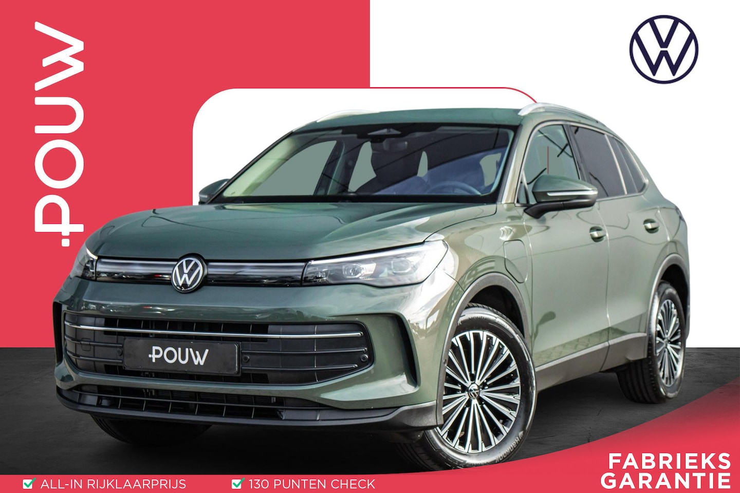 Volkswagen Tiguan - 1.5 204pk eHybrid Life Edition | Trekhaak | Stoel-/ Stuurverwarming | Achteruitrijcamera | - AutoWereld.nl