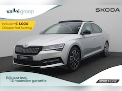 Skoda Superb - 1.4 TSI 218 pk DSG iV PHEV Sportline Business | Panoramadak | Matrix LED | Geheugenstoelen