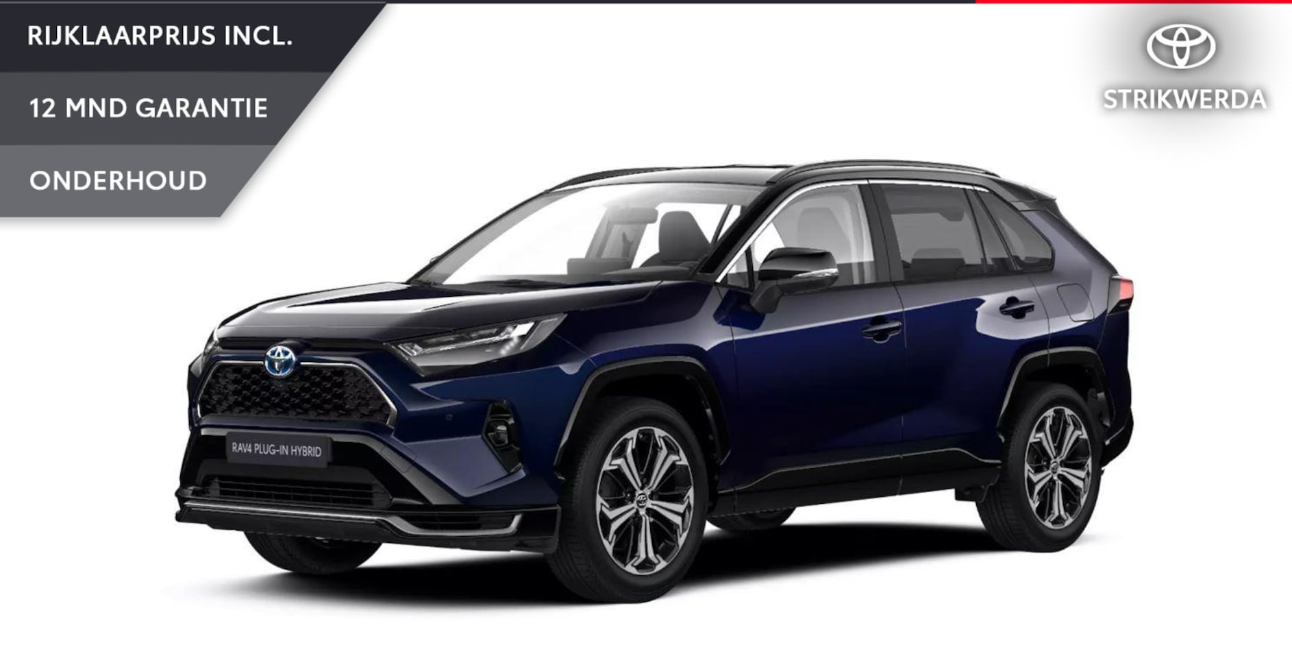Toyota RAV4 - 2.5 Plug-in Hybrid AWD Bi-Tone Plus | Nieuw op voorraad | Actieprijs extra inruilpremie €7 - AutoWereld.nl