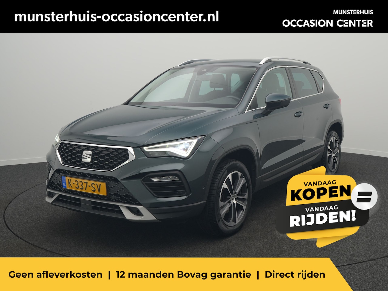 SEAT Ateca - 1.5 TSI Style Business Intense - RIJKLAARPRIJS - Achteruitrijcamera - Apple Carplay - Andr - AutoWereld.nl