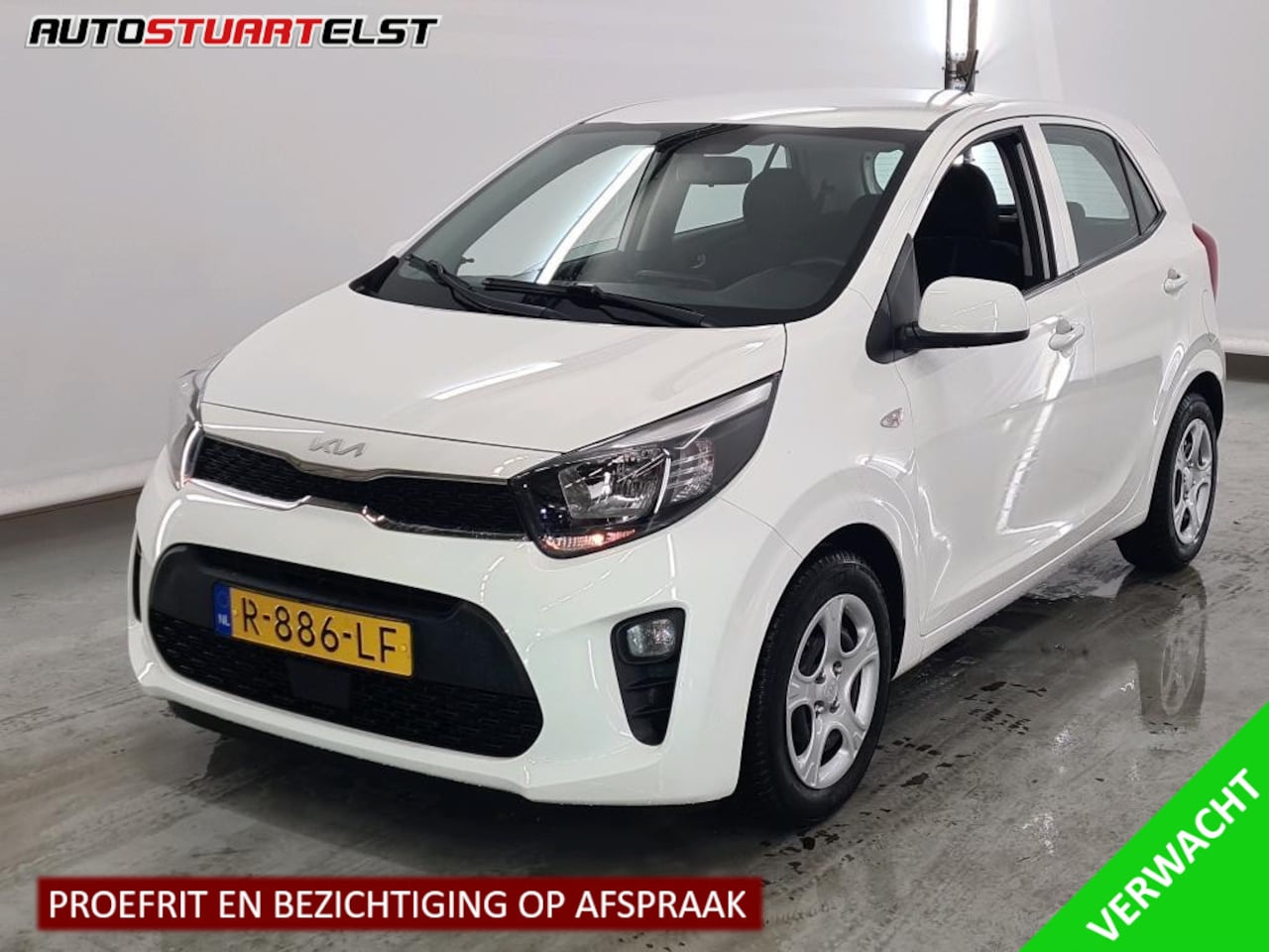 Kia Picanto - 1.0 ComfortLine 1e Eigenaar | Dealer Onderh | NL-Auto | BTW | Airco | Bluetooth | Start/St - AutoWereld.nl