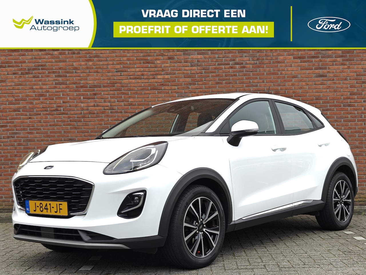 Ford Puma - 1.0i Ecoboost Hybrid 125pk Titanium | Navigatie | Climate Control | Sensoren Achter | Crui - AutoWereld.nl