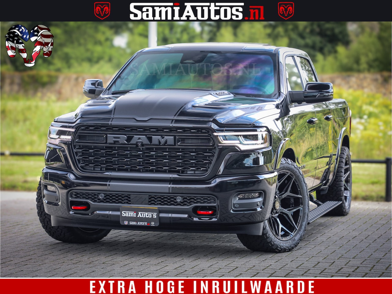 Dodge Ram 1500 - Limited Night High Output 540HP 706Nm | Massage + Full Option | De Meest Luxe en Volle Pic - AutoWereld.nl
